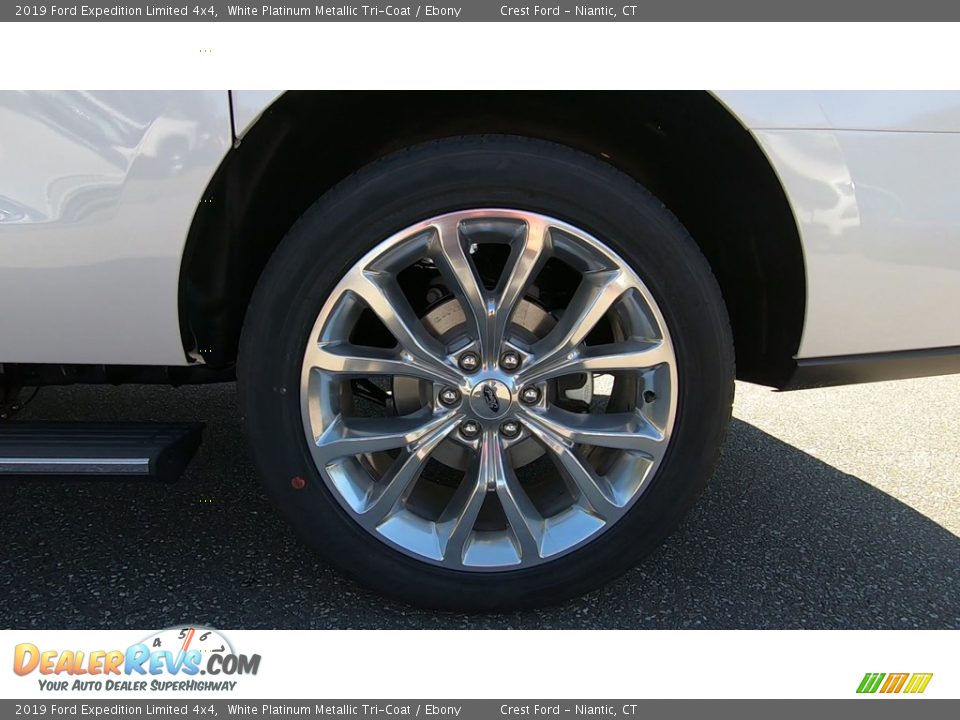 2019 Ford Expedition Limited 4x4 White Platinum Metallic Tri-Coat / Ebony Photo #20