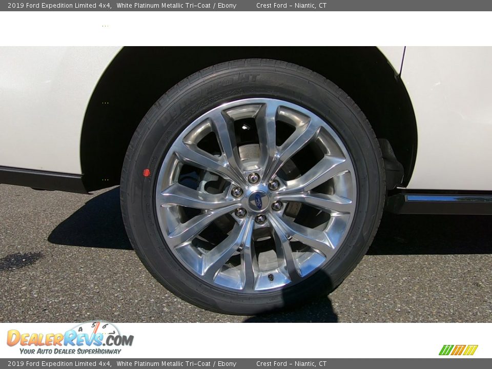 2019 Ford Expedition Limited 4x4 White Platinum Metallic Tri-Coat / Ebony Photo #22