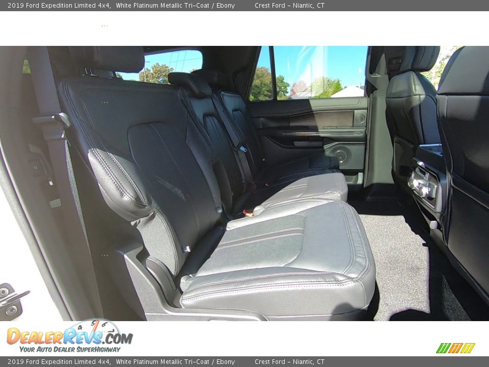 2019 Ford Expedition Limited 4x4 White Platinum Metallic Tri-Coat / Ebony Photo #23