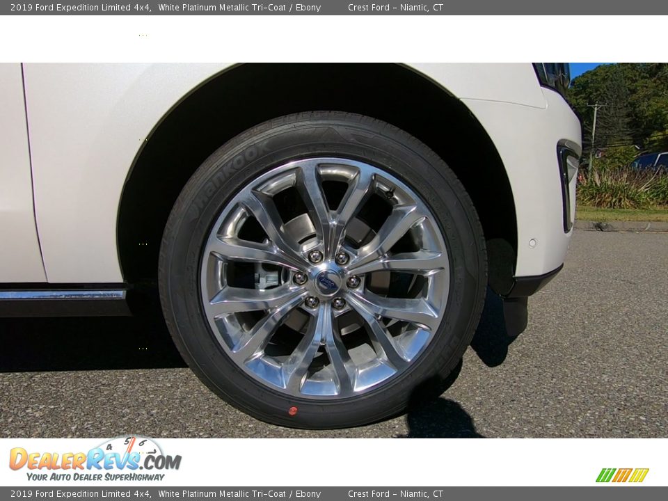 2019 Ford Expedition Limited 4x4 White Platinum Metallic Tri-Coat / Ebony Photo #27