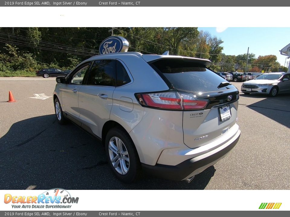 2019 Ford Edge SEL AWD Ingot Silver / Ebony Photo #5