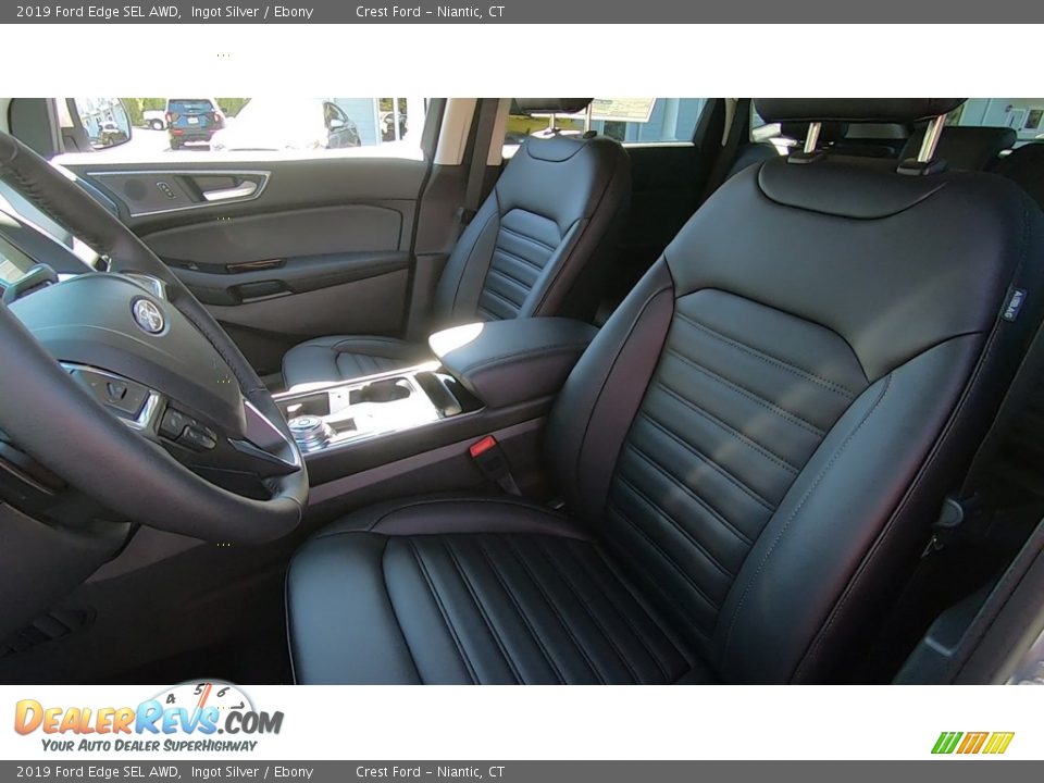 2019 Ford Edge SEL AWD Ingot Silver / Ebony Photo #12