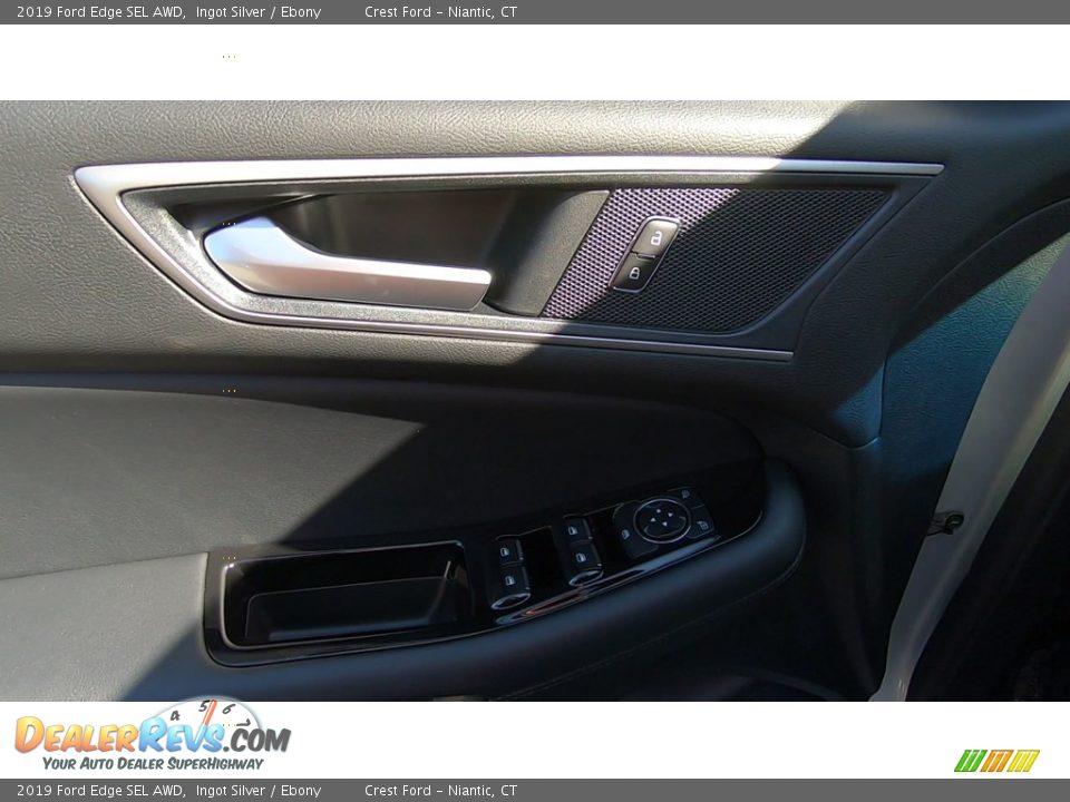 2019 Ford Edge SEL AWD Ingot Silver / Ebony Photo #13