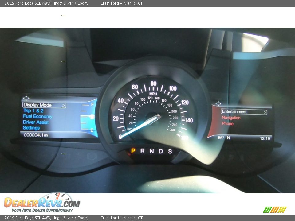2019 Ford Edge SEL AWD Ingot Silver / Ebony Photo #14