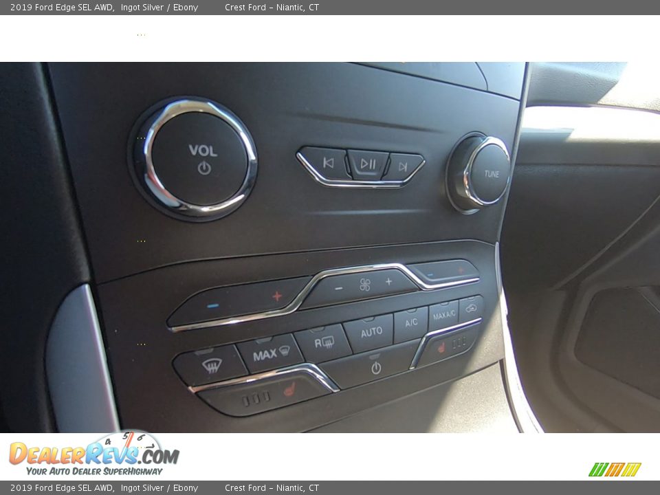 2019 Ford Edge SEL AWD Ingot Silver / Ebony Photo #16