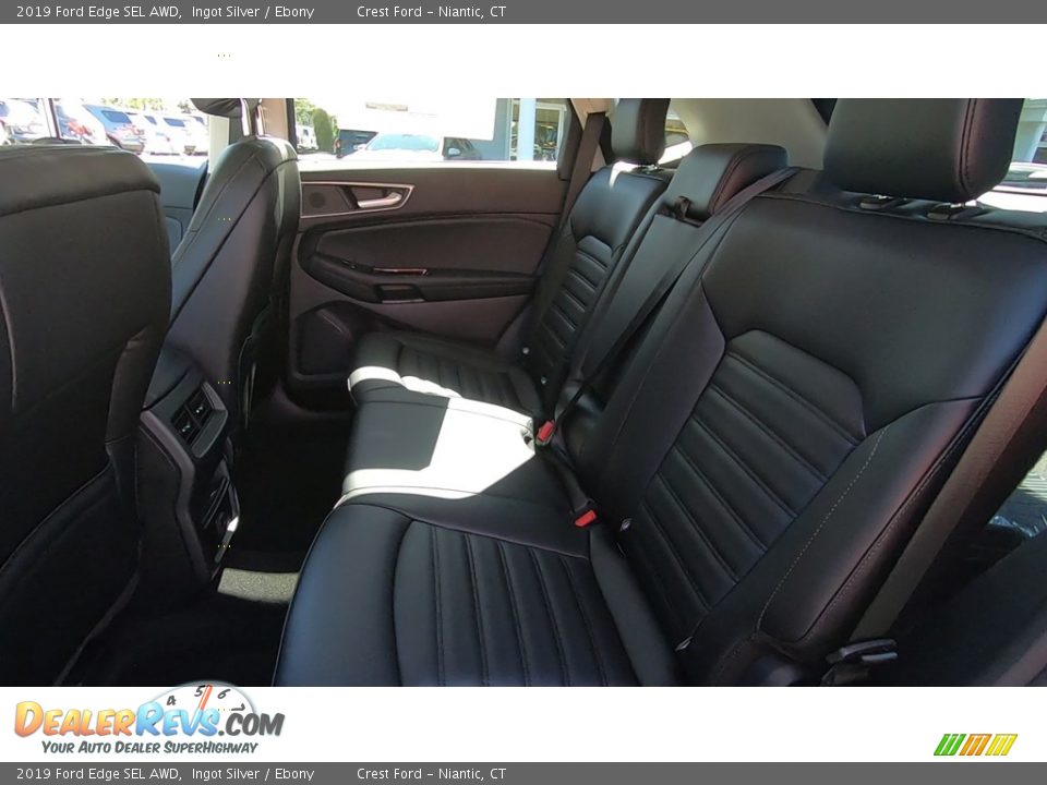 2019 Ford Edge SEL AWD Ingot Silver / Ebony Photo #18