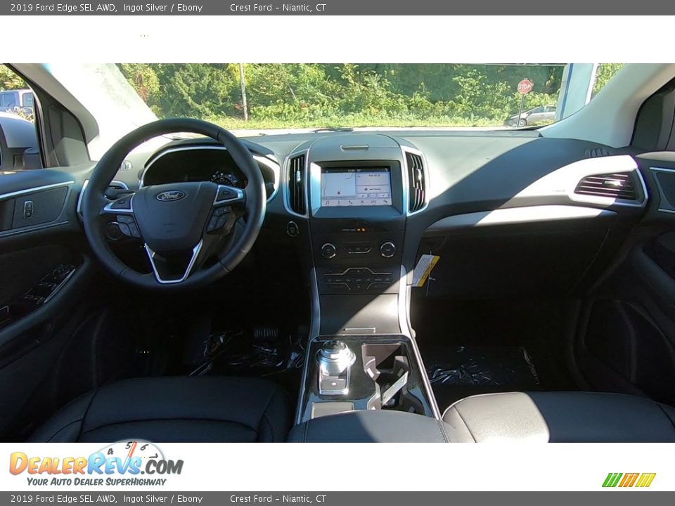 2019 Ford Edge SEL AWD Ingot Silver / Ebony Photo #19