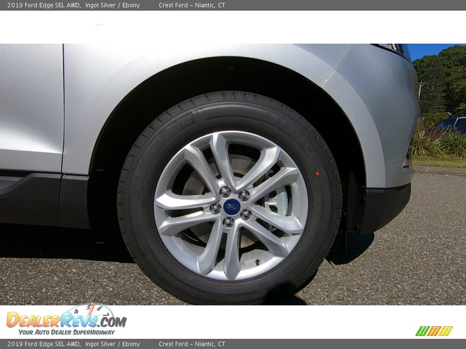 2019 Ford Edge SEL AWD Ingot Silver / Ebony Photo #26