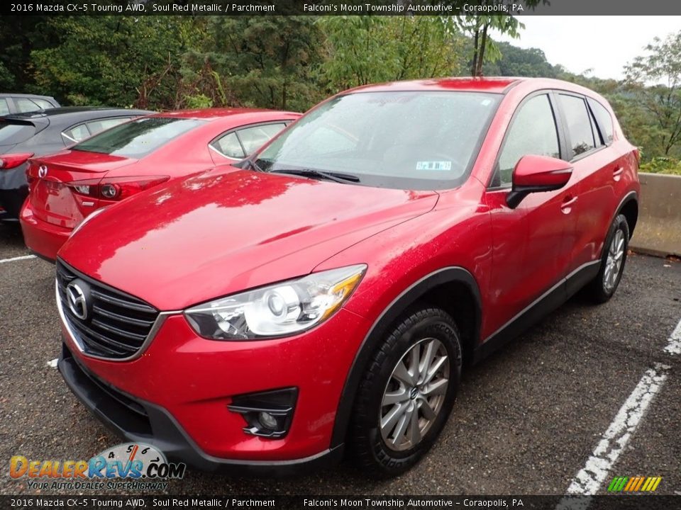 2016 Mazda CX-5 Touring AWD Soul Red Metallic / Parchment Photo #1