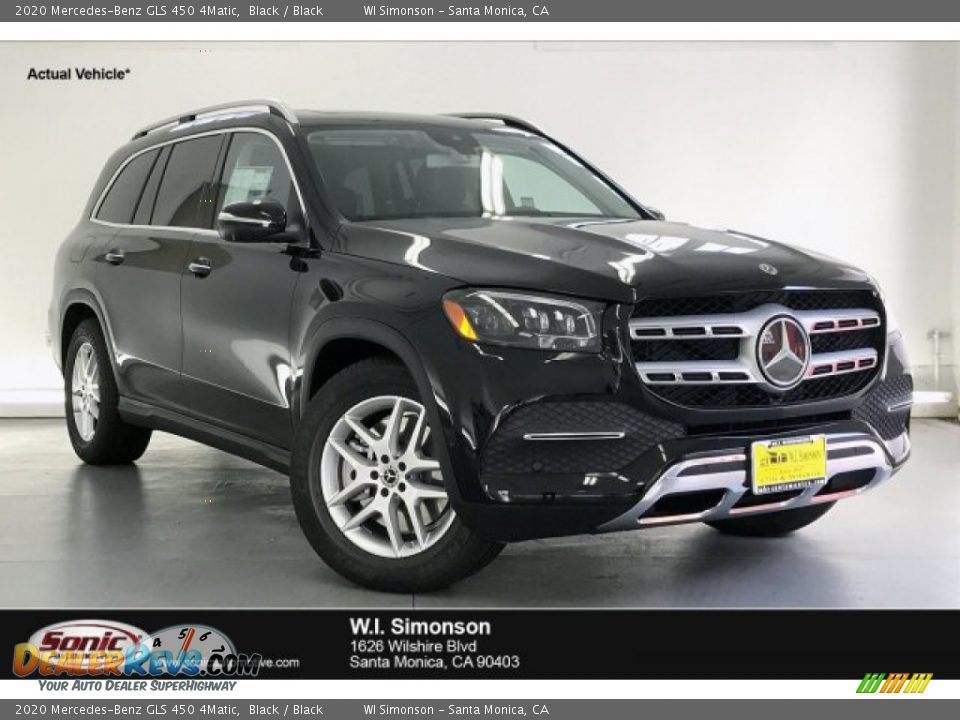 2020 Mercedes-Benz GLS 450 4Matic Black / Black Photo #1