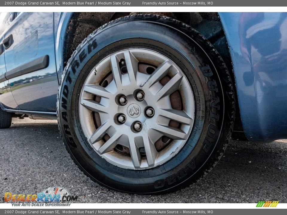 2007 Dodge Grand Caravan SE Modern Blue Pearl / Medium Slate Gray Photo #2