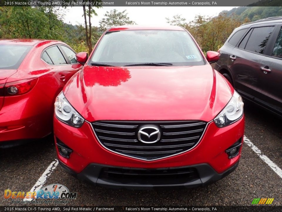 2016 Mazda CX-5 Touring AWD Soul Red Metallic / Parchment Photo #3