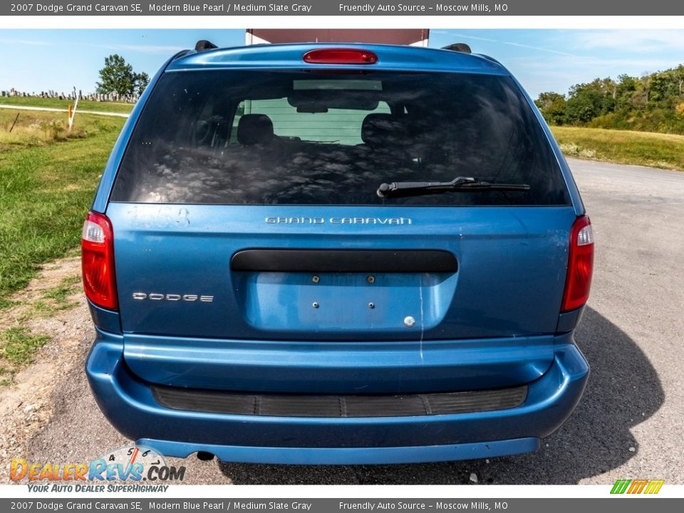 2007 Dodge Grand Caravan SE Modern Blue Pearl / Medium Slate Gray Photo #5
