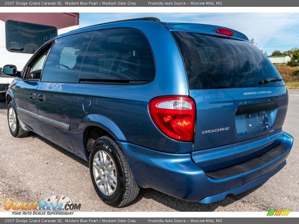 2007 Dodge Grand Caravan SE Modern Blue Pearl / Medium Slate Gray Photo #6
