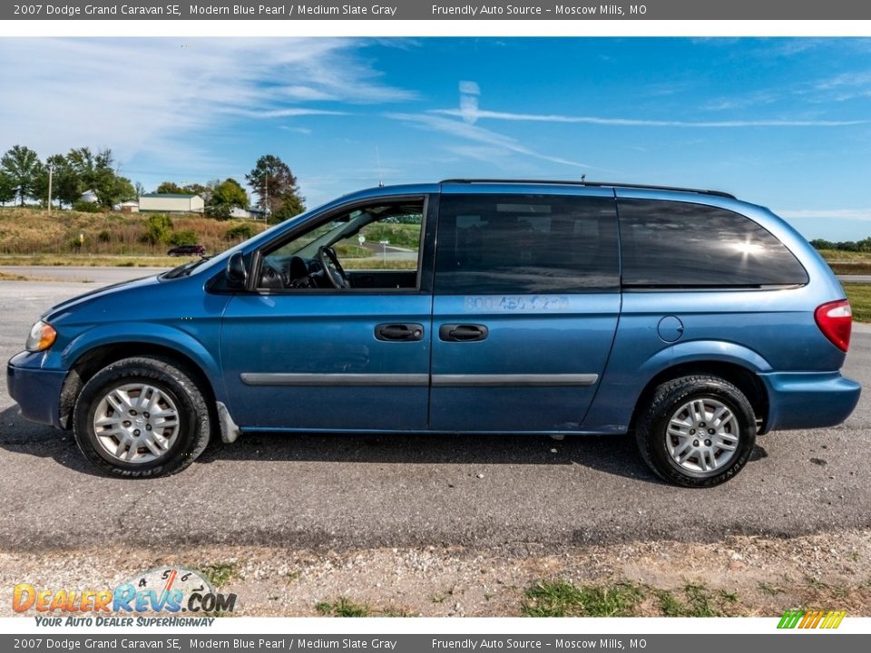 2007 Dodge Grand Caravan SE Modern Blue Pearl / Medium Slate Gray Photo #7