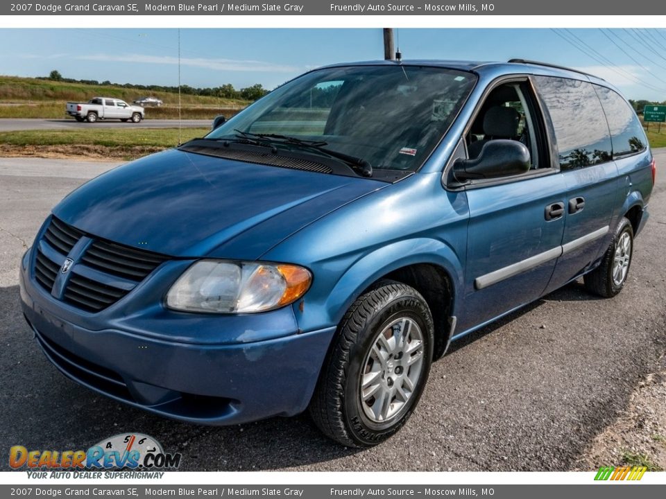 2007 Dodge Grand Caravan SE Modern Blue Pearl / Medium Slate Gray Photo #8