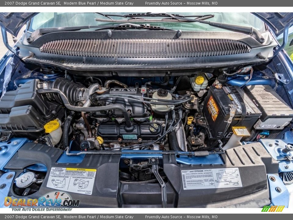 2007 Dodge Grand Caravan SE Modern Blue Pearl / Medium Slate Gray Photo #16