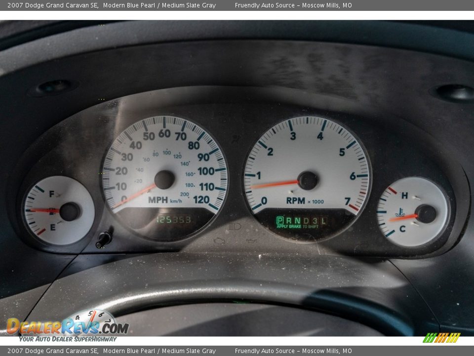 2007 Dodge Grand Caravan SE Modern Blue Pearl / Medium Slate Gray Photo #35