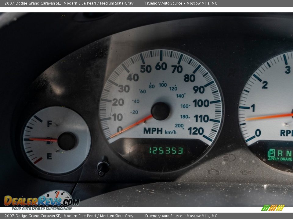 2007 Dodge Grand Caravan SE Modern Blue Pearl / Medium Slate Gray Photo #36