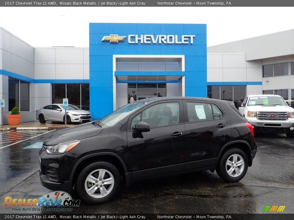 2017 Chevrolet Trax LS AWD Mosaic Black Metallic / Jet Black/­Light Ash Gray Photo #1