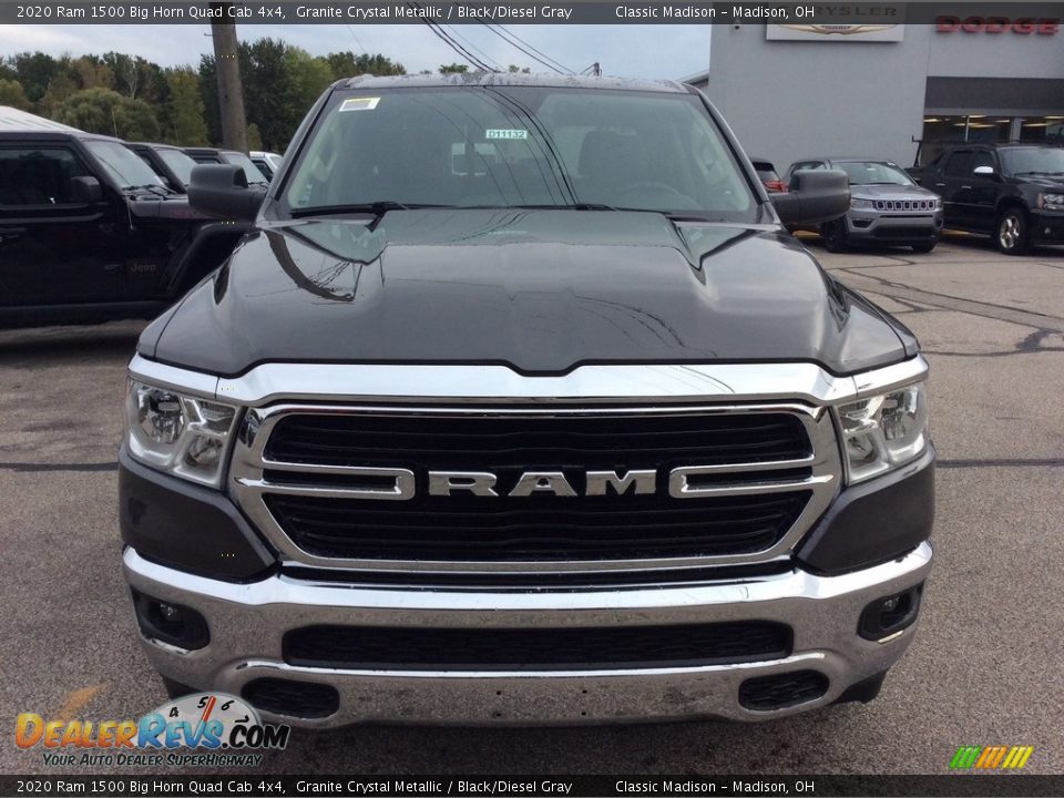 2020 Ram 1500 Big Horn Quad Cab 4x4 Granite Crystal Metallic / Black/Diesel Gray Photo #4