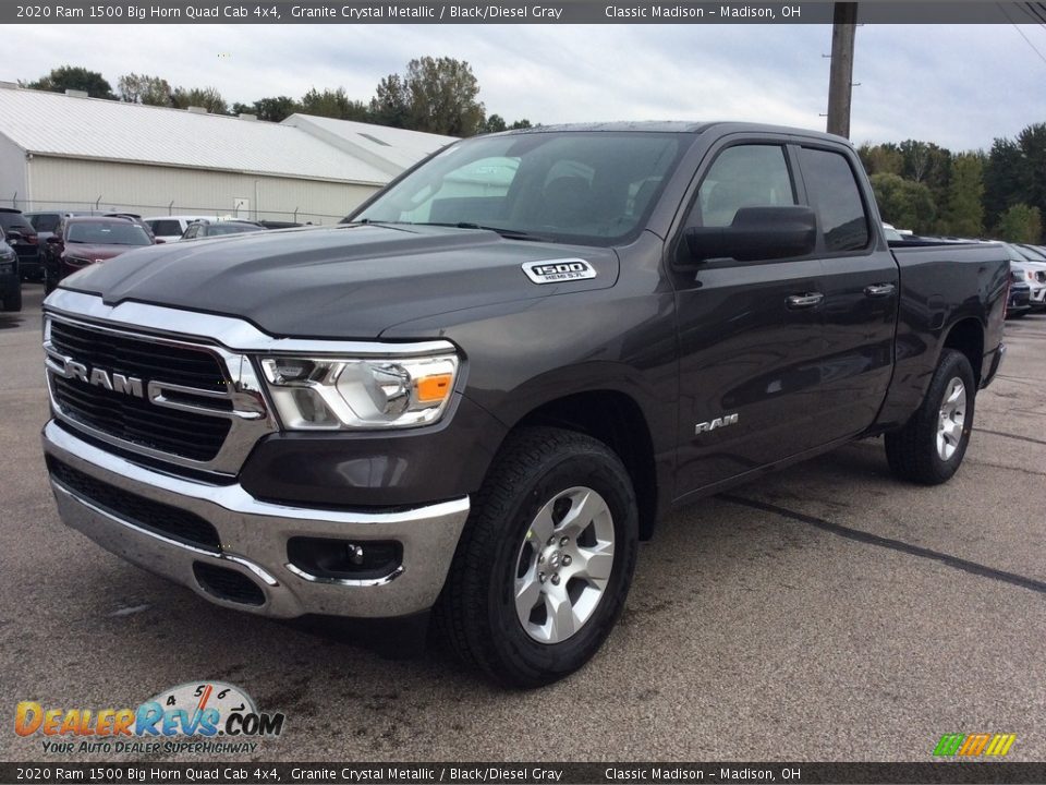2020 Ram 1500 Big Horn Quad Cab 4x4 Granite Crystal Metallic / Black/Diesel Gray Photo #5