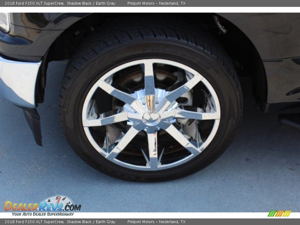 2018 Ford F150 XLT SuperCrew Shadow Black / Earth Gray Photo #5