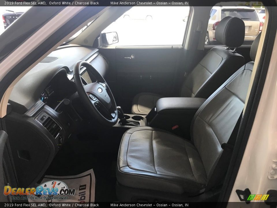 2019 Ford Flex SEL AWD Oxford White / Charcoal Black Photo #8