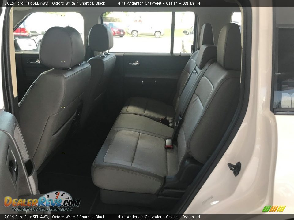 2019 Ford Flex SEL AWD Oxford White / Charcoal Black Photo #9