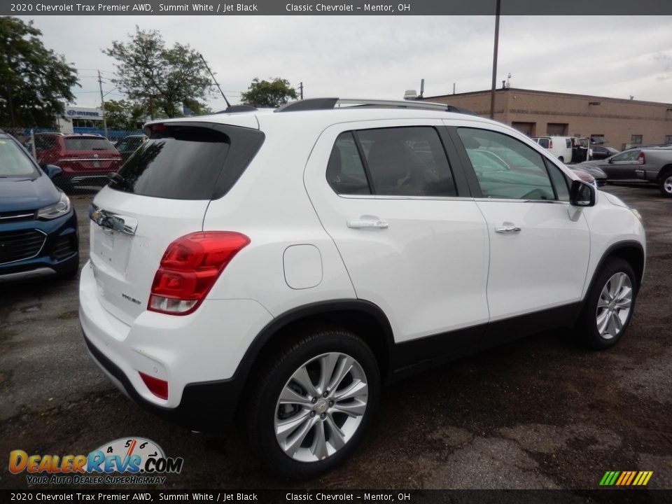 2020 Chevrolet Trax Premier AWD Summit White / Jet Black Photo #4