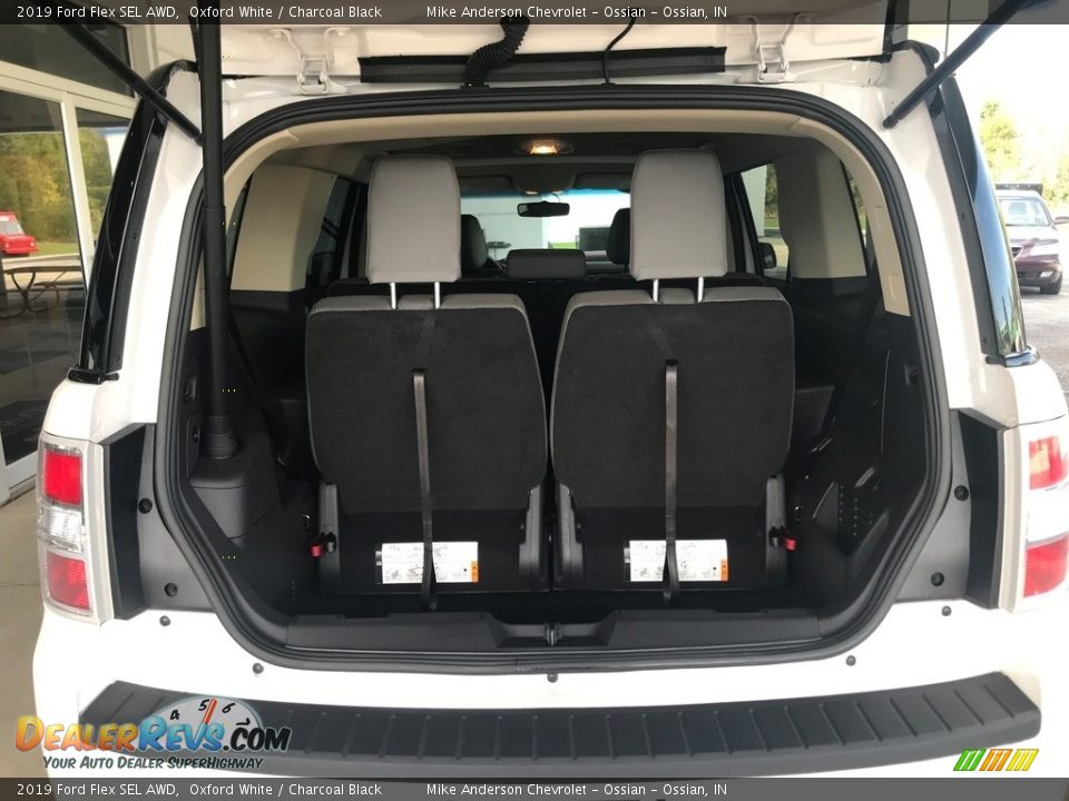2019 Ford Flex SEL AWD Oxford White / Charcoal Black Photo #10