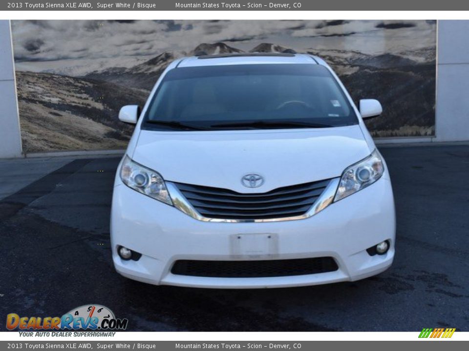 2013 Toyota Sienna XLE AWD Super White / Bisque Photo #8