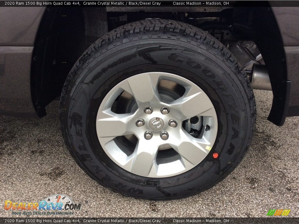 2020 Ram 1500 Big Horn Quad Cab 4x4 Granite Crystal Metallic / Black/Diesel Gray Photo #10