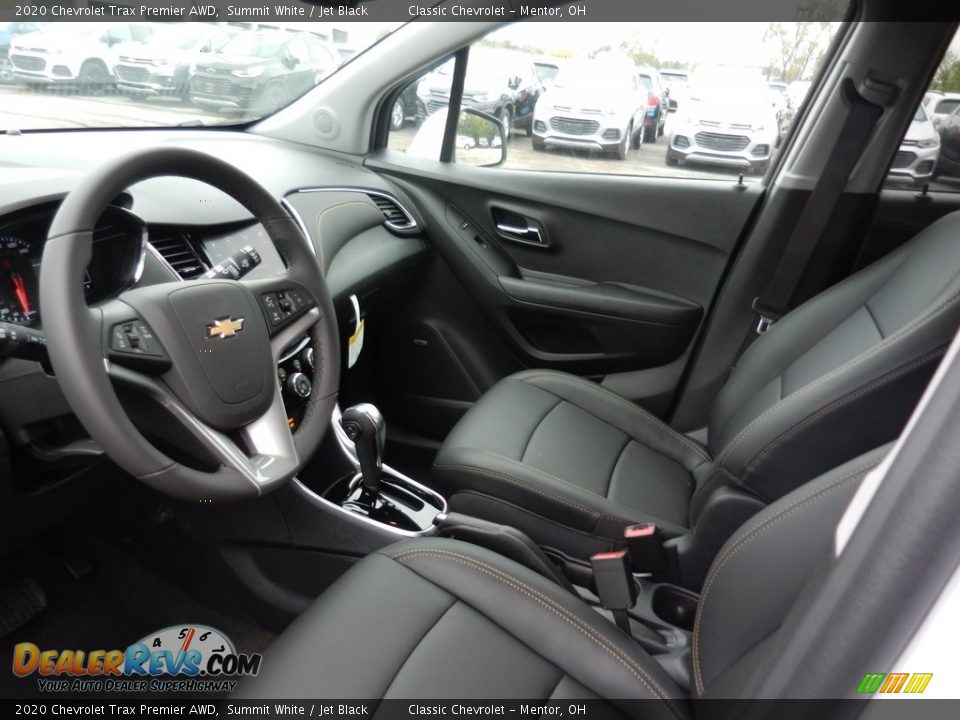 Jet Black Interior - 2020 Chevrolet Trax Premier AWD Photo #6