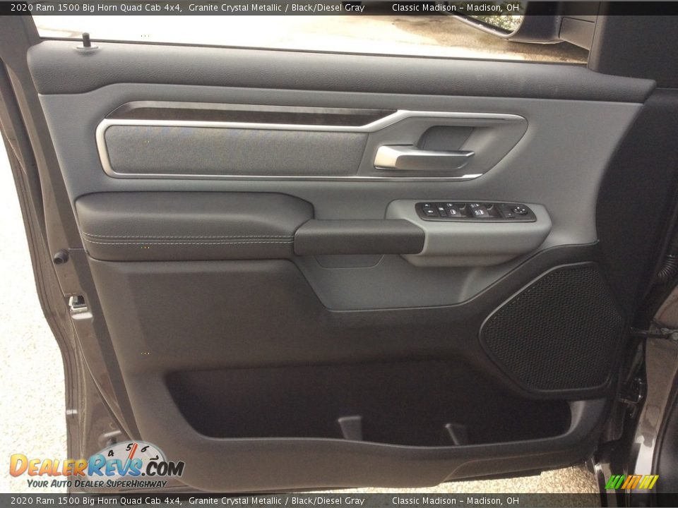 2020 Ram 1500 Big Horn Quad Cab 4x4 Granite Crystal Metallic / Black/Diesel Gray Photo #11