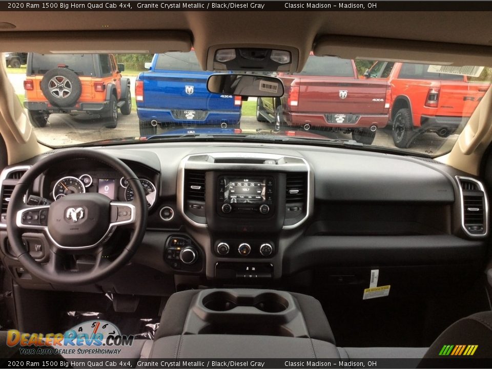 2020 Ram 1500 Big Horn Quad Cab 4x4 Granite Crystal Metallic / Black/Diesel Gray Photo #13