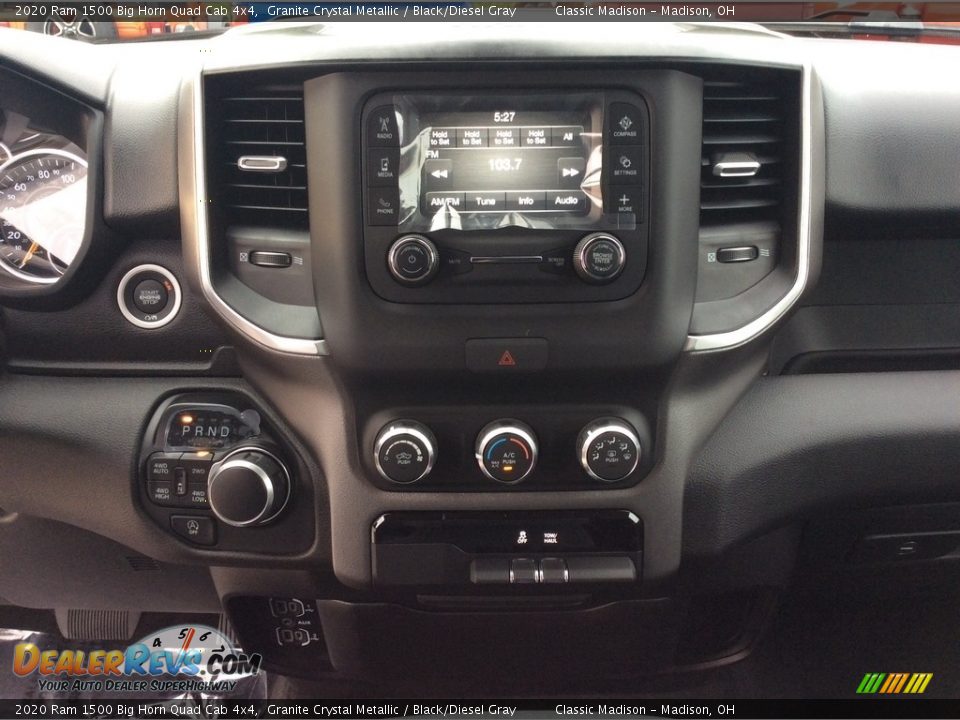 2020 Ram 1500 Big Horn Quad Cab 4x4 Granite Crystal Metallic / Black/Diesel Gray Photo #14