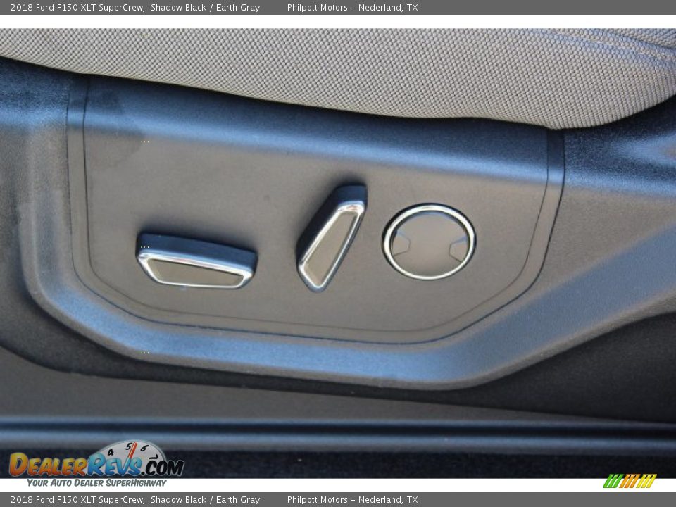 2018 Ford F150 XLT SuperCrew Shadow Black / Earth Gray Photo #12