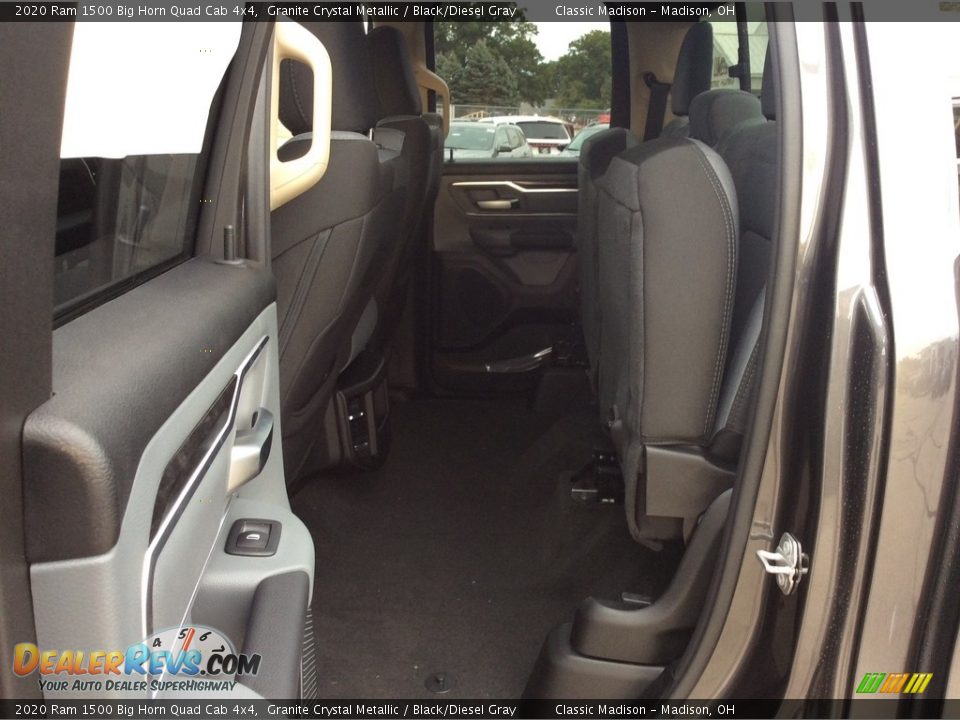 2020 Ram 1500 Big Horn Quad Cab 4x4 Granite Crystal Metallic / Black/Diesel Gray Photo #16