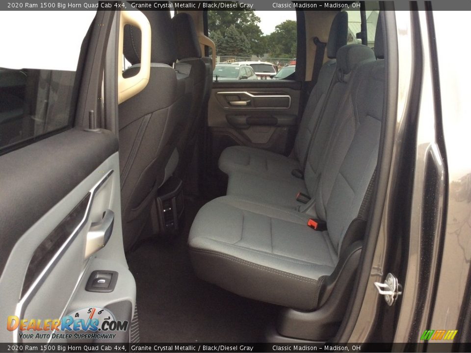 2020 Ram 1500 Big Horn Quad Cab 4x4 Granite Crystal Metallic / Black/Diesel Gray Photo #17