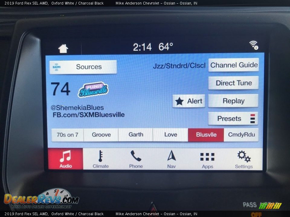 2019 Ford Flex SEL AWD Oxford White / Charcoal Black Photo #20