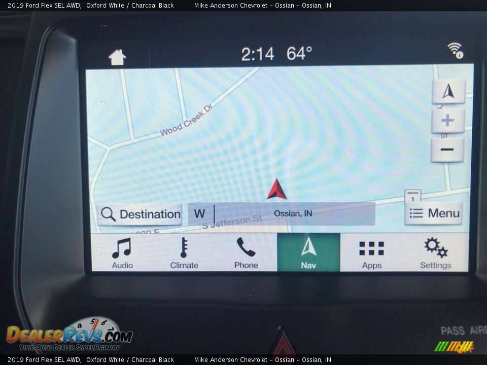 2019 Ford Flex SEL AWD Oxford White / Charcoal Black Photo #21