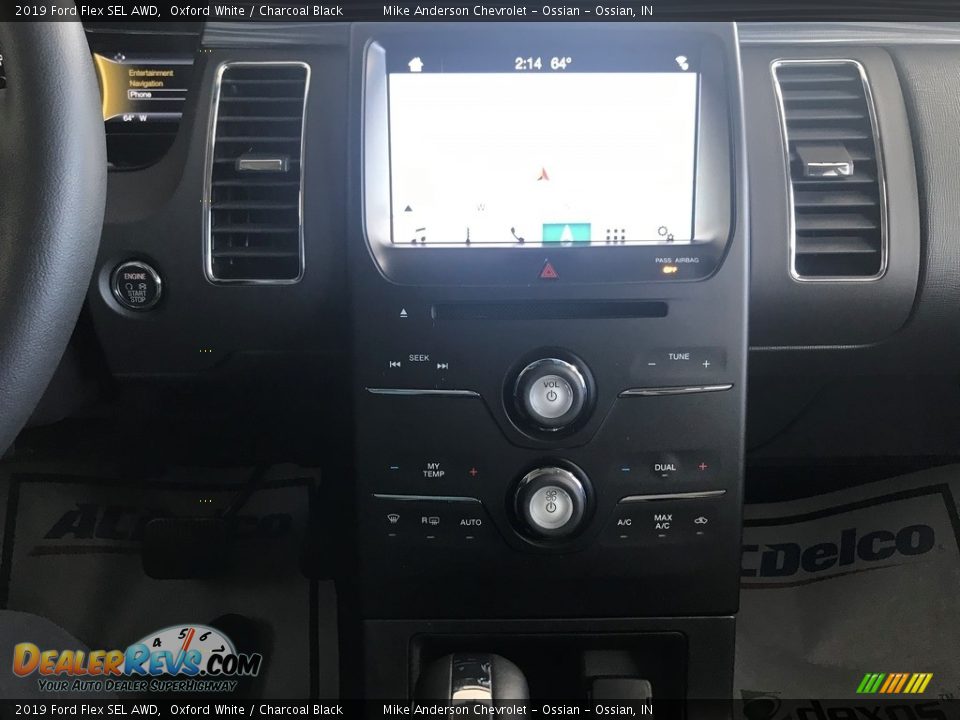 2019 Ford Flex SEL AWD Oxford White / Charcoal Black Photo #22