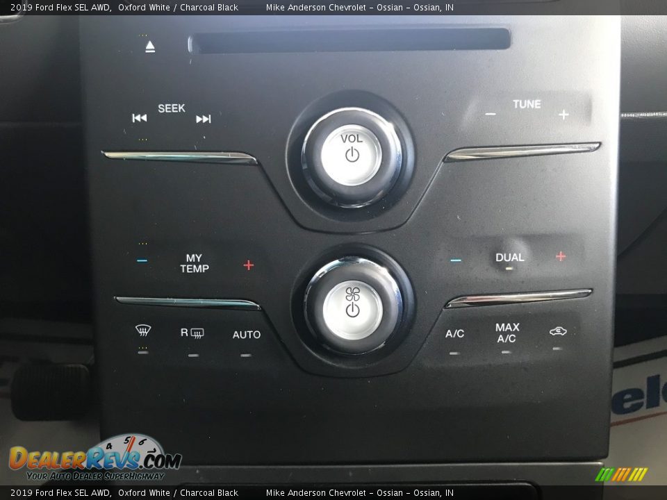 2019 Ford Flex SEL AWD Oxford White / Charcoal Black Photo #23