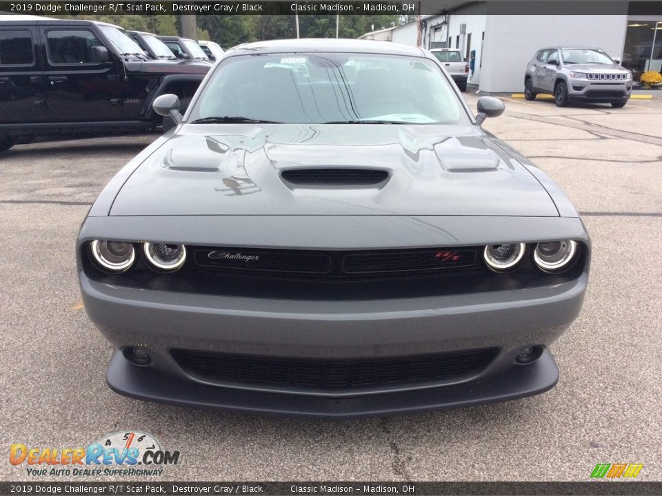 2019 Dodge Challenger R/T Scat Pack Destroyer Gray / Black Photo #4