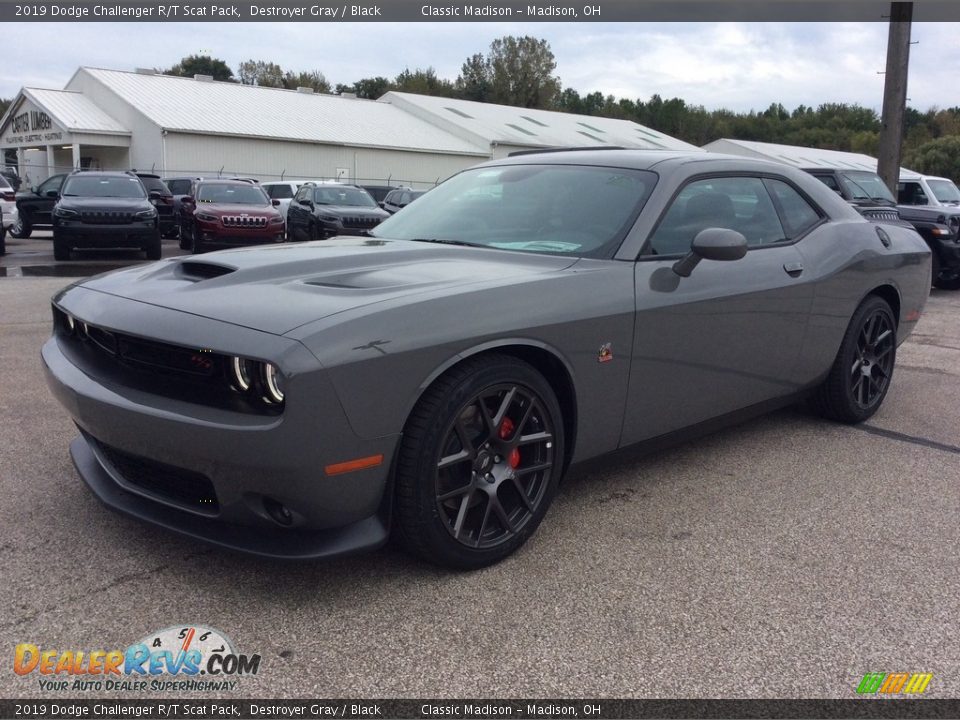 2019 Dodge Challenger R/T Scat Pack Destroyer Gray / Black Photo #5