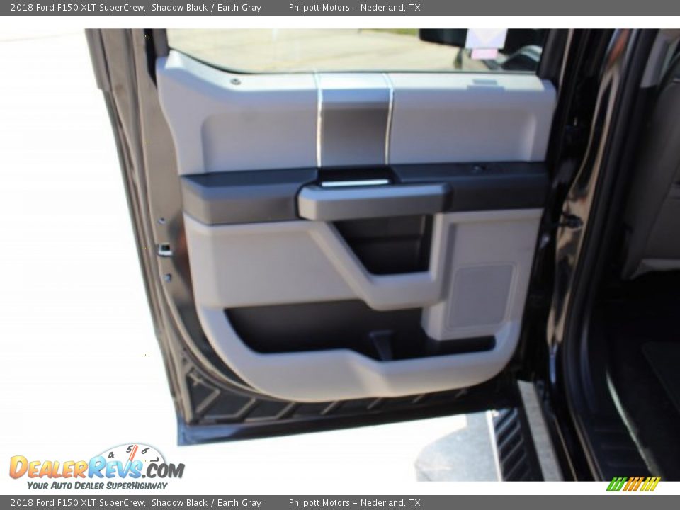 2018 Ford F150 XLT SuperCrew Shadow Black / Earth Gray Photo #21
