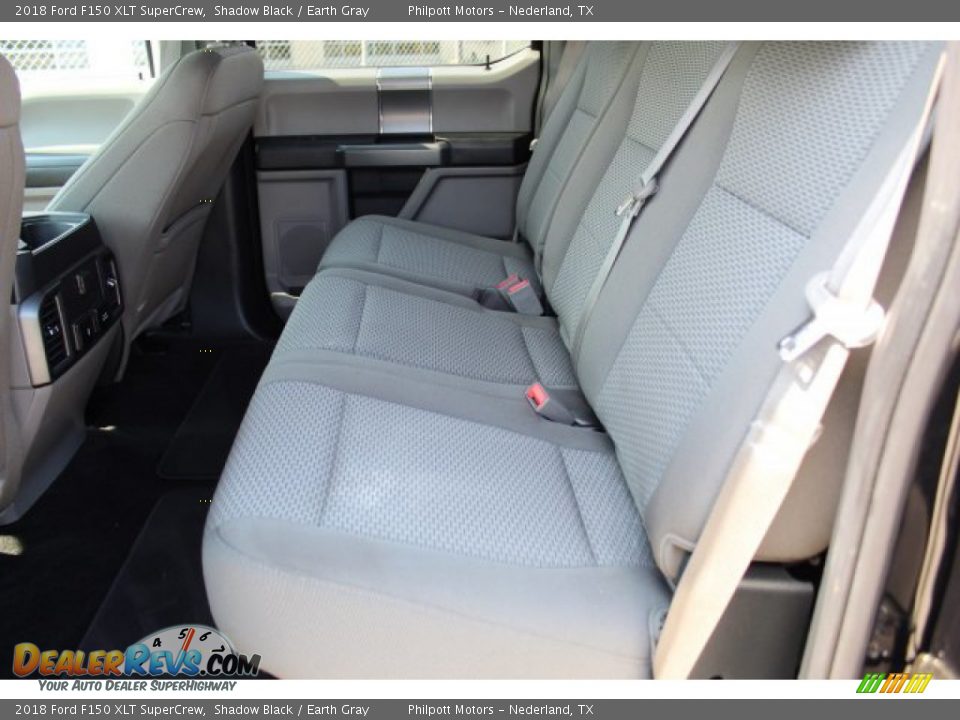 2018 Ford F150 XLT SuperCrew Shadow Black / Earth Gray Photo #22