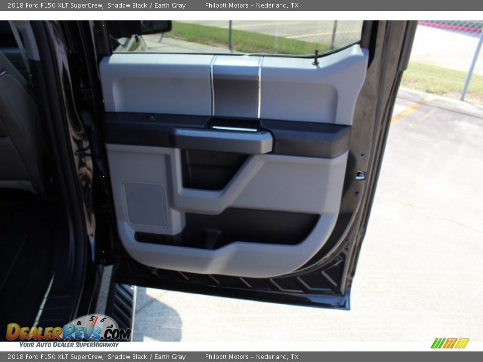 2018 Ford F150 XLT SuperCrew Shadow Black / Earth Gray Photo #26