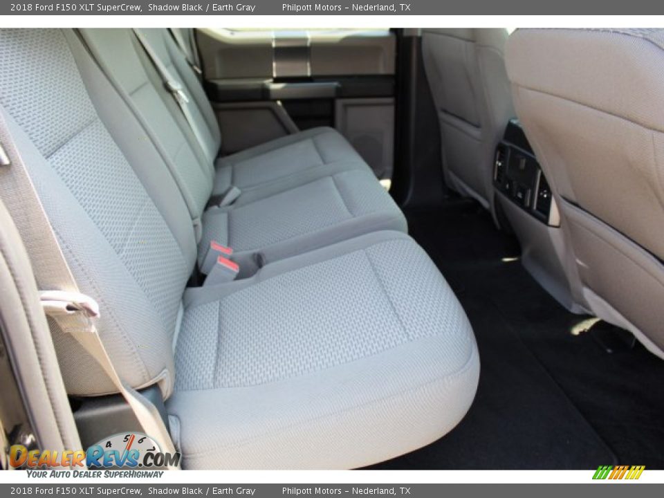 2018 Ford F150 XLT SuperCrew Shadow Black / Earth Gray Photo #27